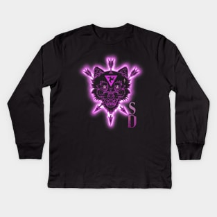 Neon boy Kids Long Sleeve T-Shirt